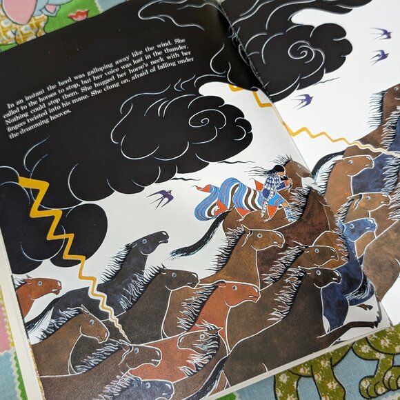 The Girl Who Loved Wild Horses | Vintage Children's Book - Picture 6 of 10